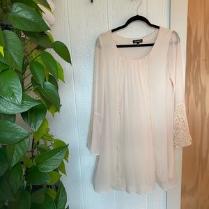 Sequin Hearts Lace Dress